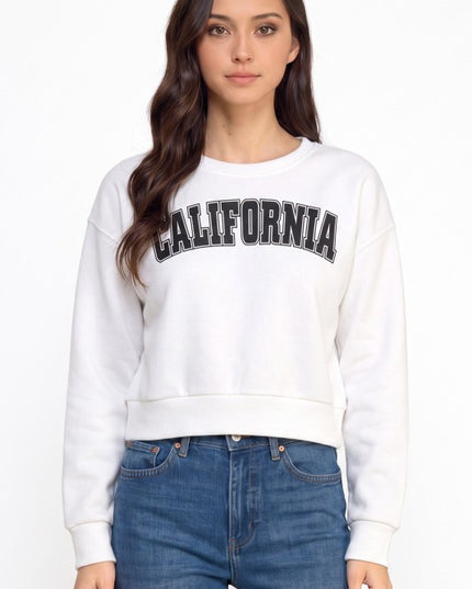 FT265 California Print Sweatshirt – Casual Everyday Style