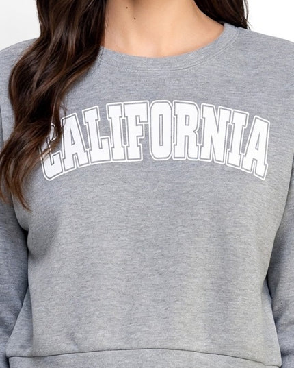 FT517 California Print Hoodie – Casual Everyday Style
