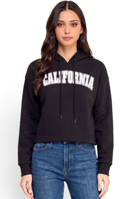 FT517 California Print Hoodie – Casual Everyday Style