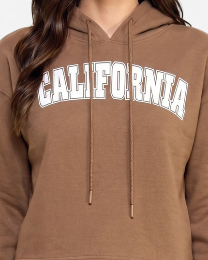 FT517 California Print Hoodie – Casual Everyday Style