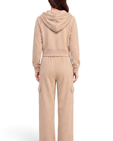FCC67SET French Terry Hoodie & Cargo Sweatpant Set – Cozy