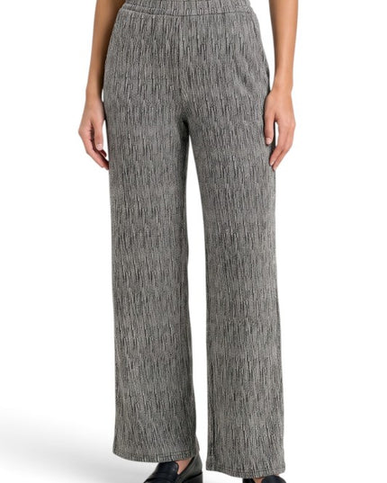 MSP529X Plus Size Metallic Pants – Pocket Detail