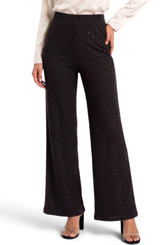 R10S Allover Rhinestone Pants – Sparkling Style