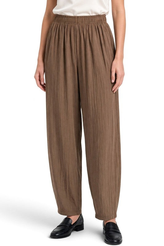CQ295 Light Crinkle Barrel Pants – Relaxed Everyday Fit