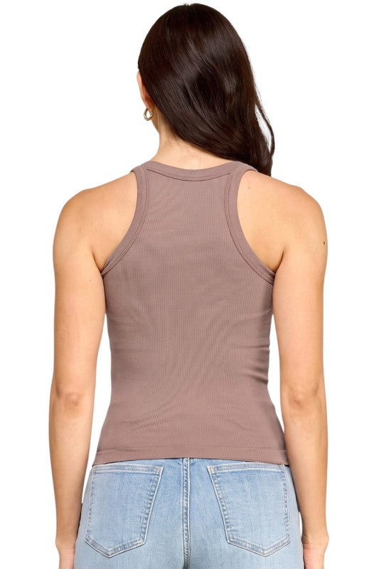 PT012 Ribbed Racerback Tank Top – Sculpt Fit Active Top