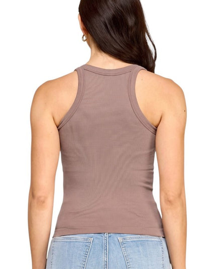 PT012 Ribbed Racerback Tank Top – Sculpt Fit Active Top