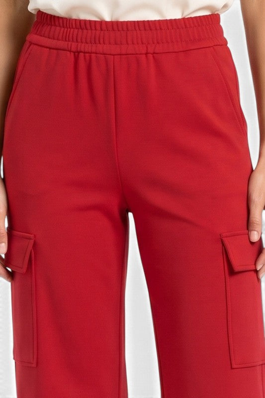SCUP75 Stretch Scuba – Cargo Wide Leg Pants