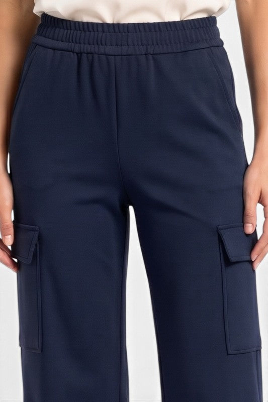 SCUP75 Stretch Scuba – Cargo Wide Leg Pants