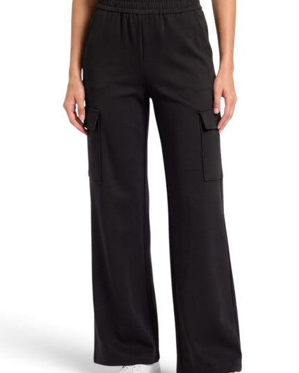 SCUP75X Plus Size Stretch Scuba – Cargo Wide Leg Pants