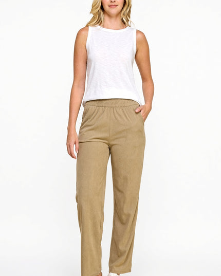 CO504 Corduroy Straight Leg Pants – Classic Everyday Fit