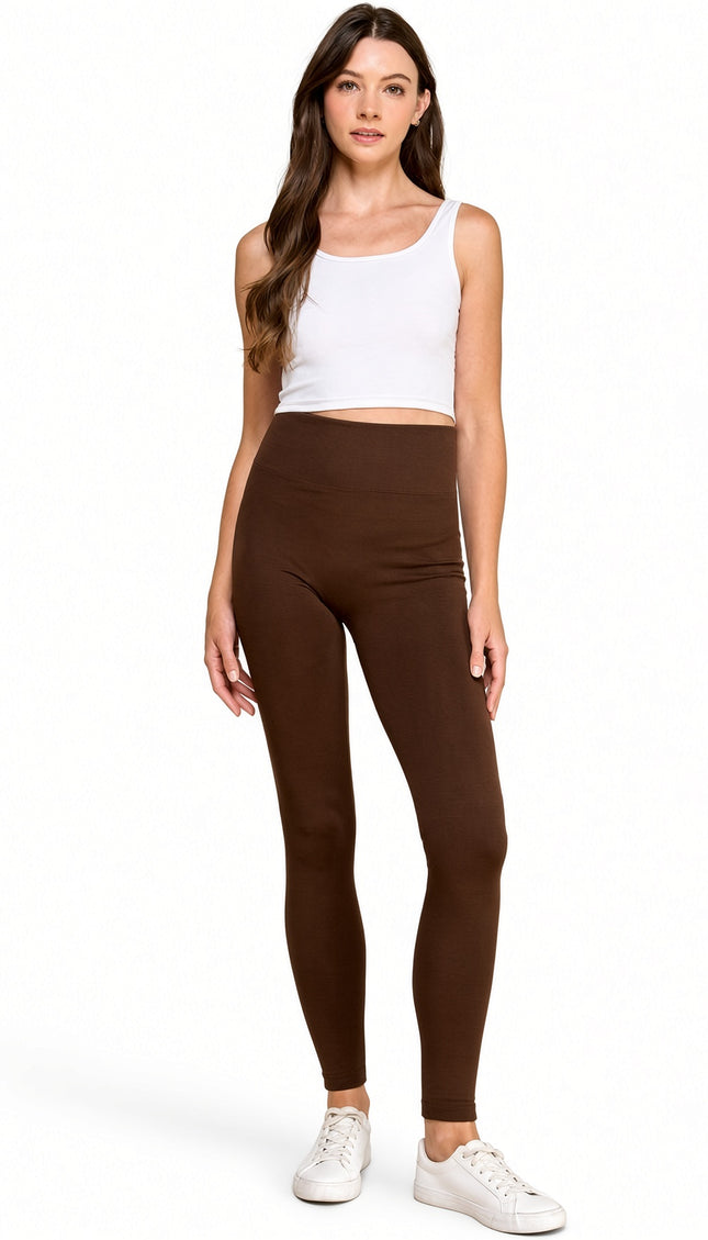 FL950-FLEECE High Rise Fleece Leggings – Soft Sculpt Stretch Fit