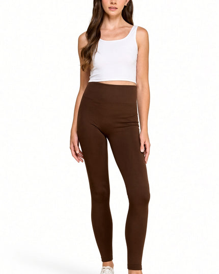 FL950-FLEECE High Rise Fleece Leggings – Soft Sculpt Stretch Fit