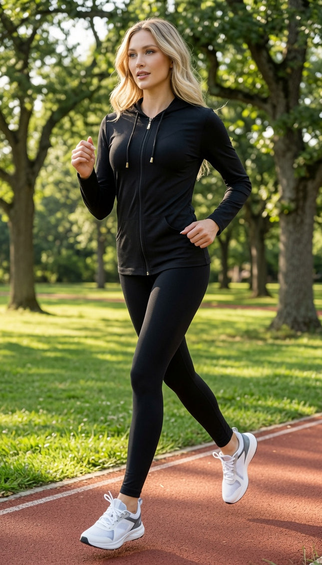 HD32 Zip Up Hoodie Set – Streetwear Lounge Style