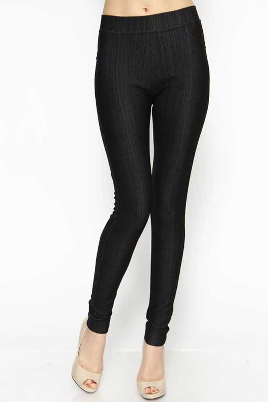 J-04A PREMIUM SOLID STRETCH JEGGINGS