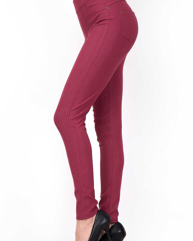 J-04A PREMIUM SOLID STRETCH JEGGINGS