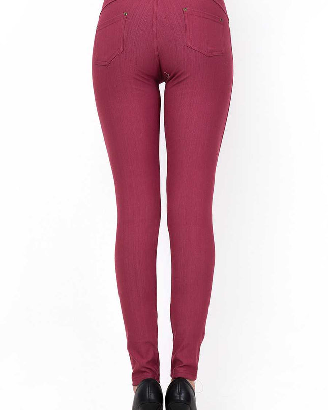 J-04A PREMIUM SOLID STRETCH JEGGINGS