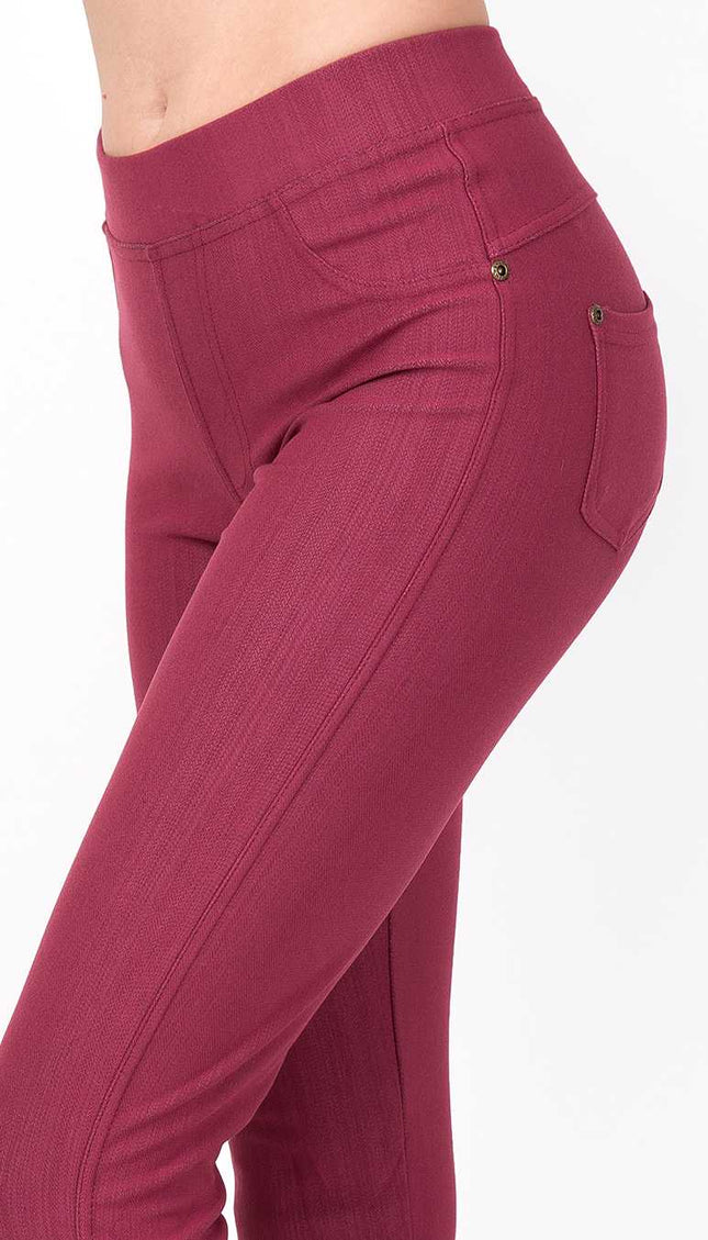 J-04A PREMIUM SOLID STRETCH JEGGINGS