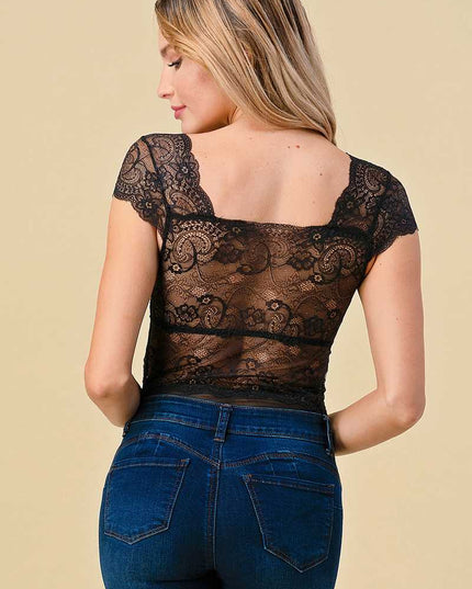 LBS-017 Lace Bodysuit