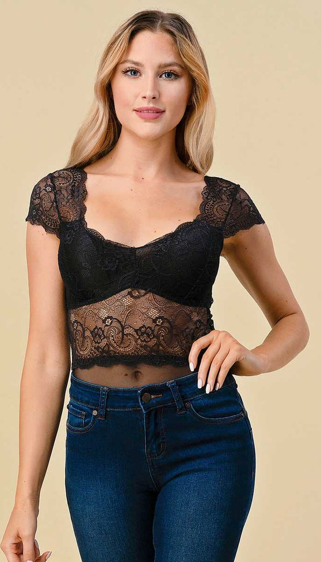 LBS-017 Lace Bodysuit