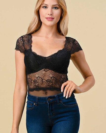 LBS-017 Lace Bodysuit