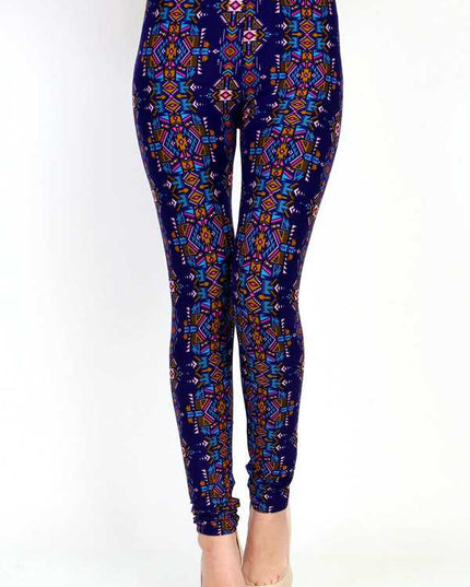 KIDS N128 AZTEC PRINT LEGGINGS
