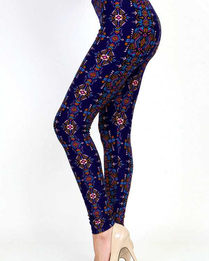 KIDS N128 AZTEC PRINT LEGGINGS