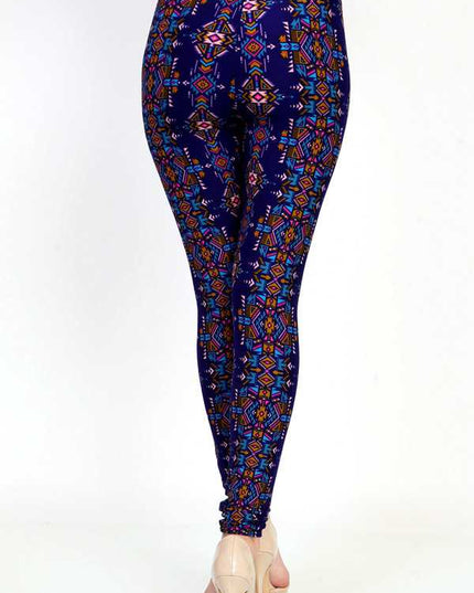 KIDS N128 AZTEC PRINT LEGGINGS