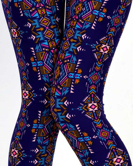 KIDS N128 AZTEC PRINT LEGGINGS
