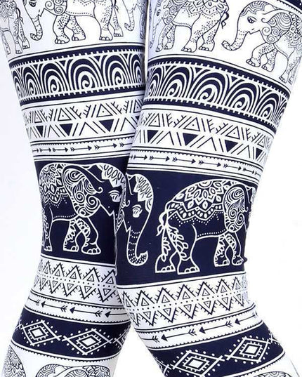 KIDS N159 KIDS ELEPHANT PRINT FULL LEGGINGS