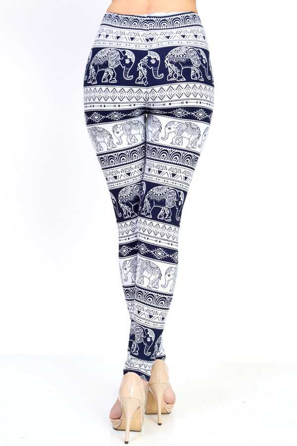 KIDS N159 KIDS ELEPHANT PRINT FULL LEGGINGS