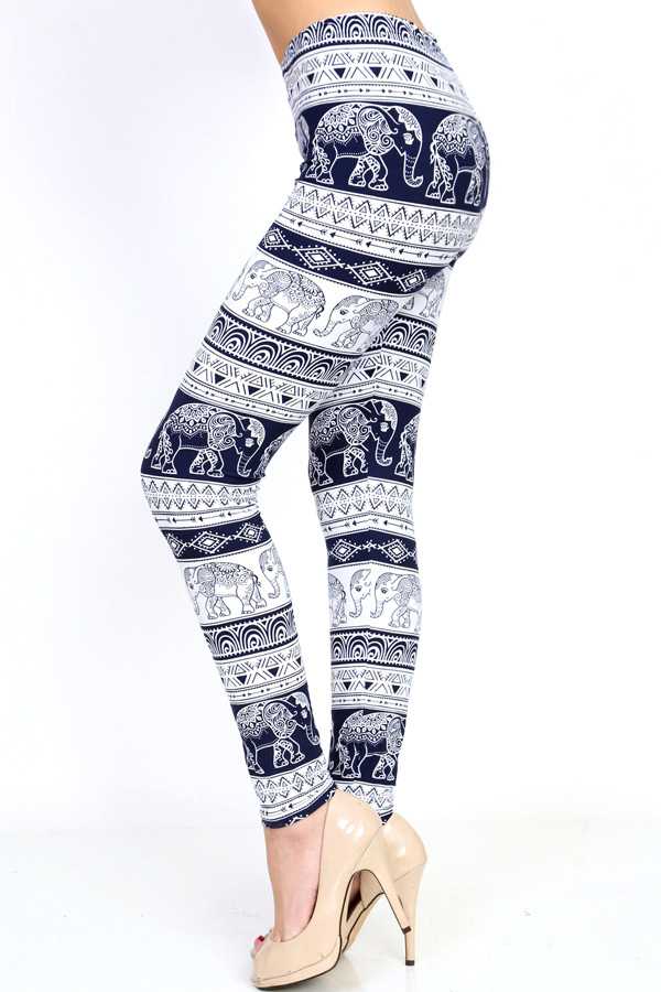 KIDS N159 KIDS ELEPHANT PRINT FULL LEGGINGS