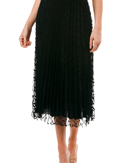 SK703-LE FLOCKING SKIRT