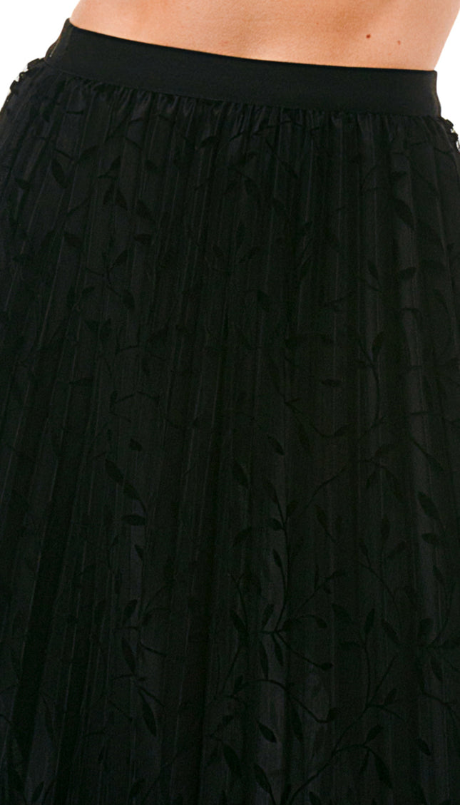 SK703-LE FLOCKING SKIRT