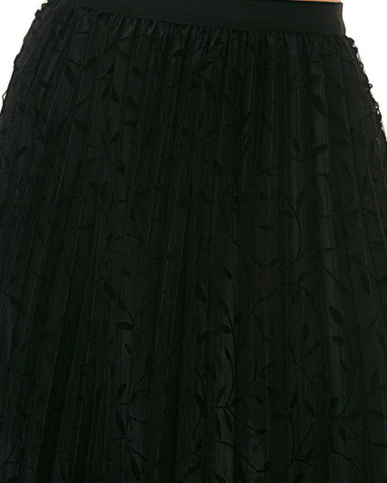 SK703-LE FLOCKING SKIRT